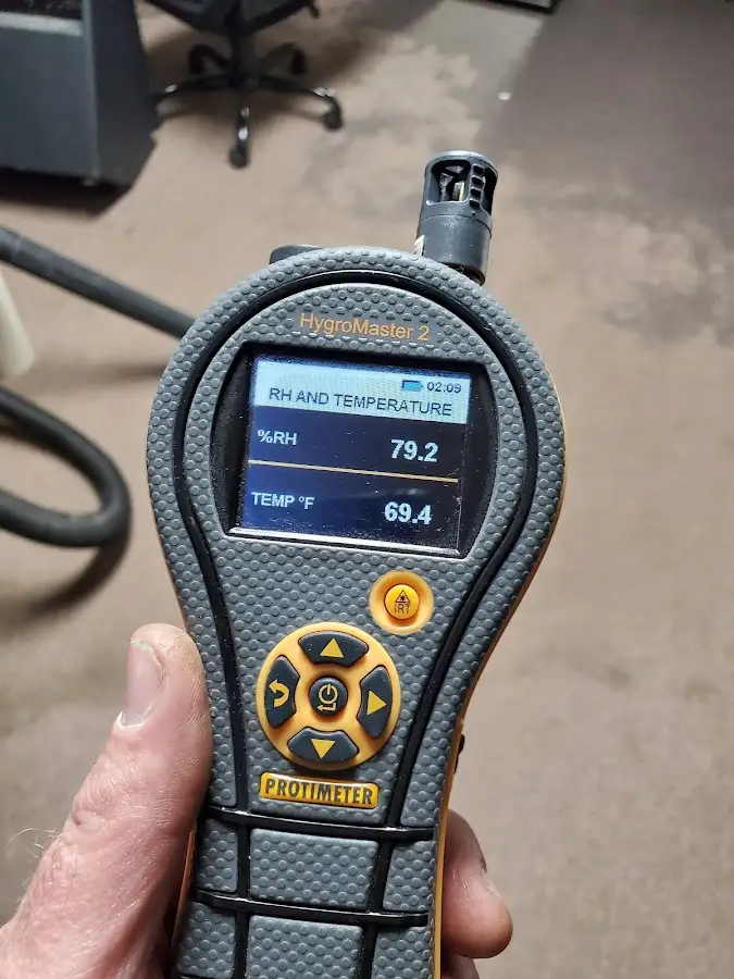 Moisture meter humidity assessment for Mold Remediation & Removal in Hallsville